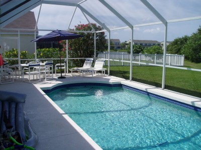private heated pool to rear