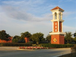 Orange Tree entrance tower