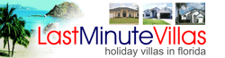 Last Minute Villas - Vacation Homes and Holiday Villas in Florida including the Gulf Coast and Orlando.